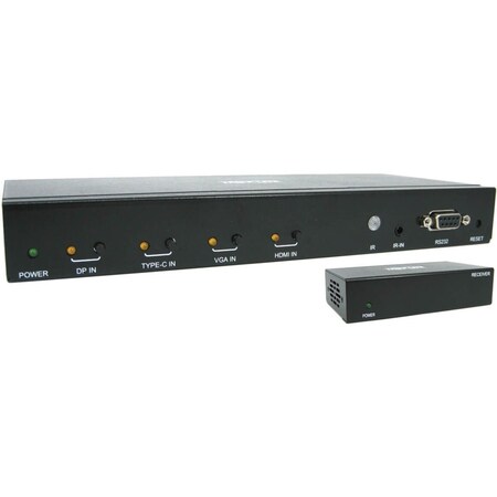 Tripp Lite Cat6 Presentation Switch/Extnd, B320-4X1-MHE-K B320-4X1-MHE-K